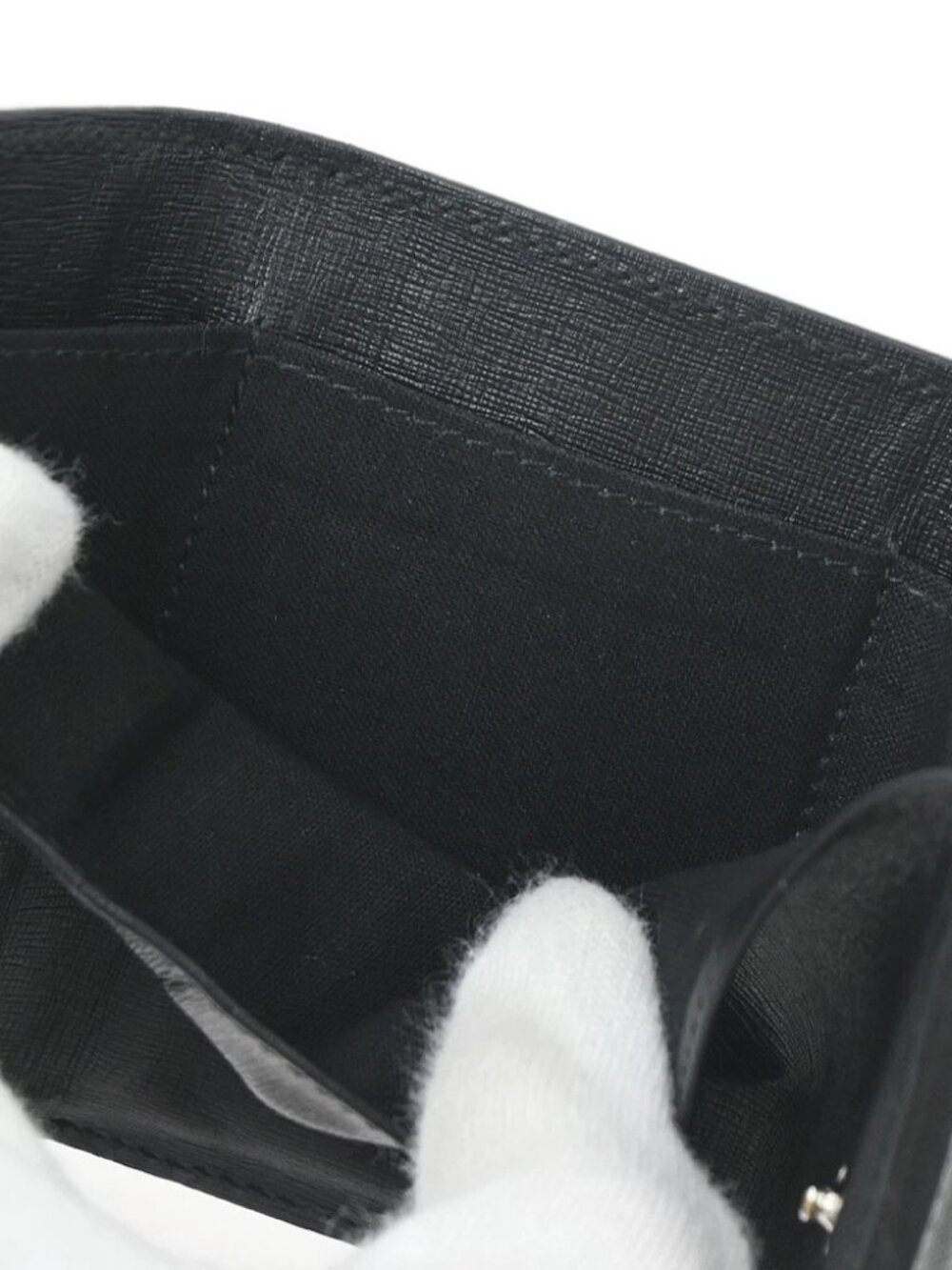 Balenciaga Black Leather Walle - Picture 12 of 15